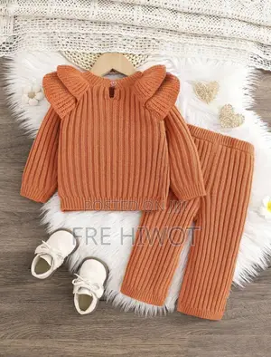 2pcs Baby Girls' Sweater Set