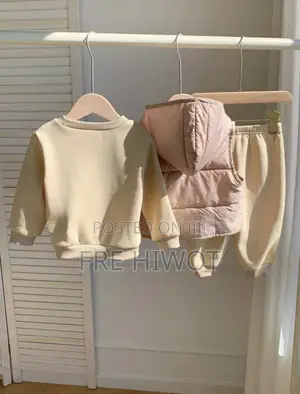 3pcs Baby Boys Hooded Jacket, Sweatshirt, and Pants Tracksuit Set
