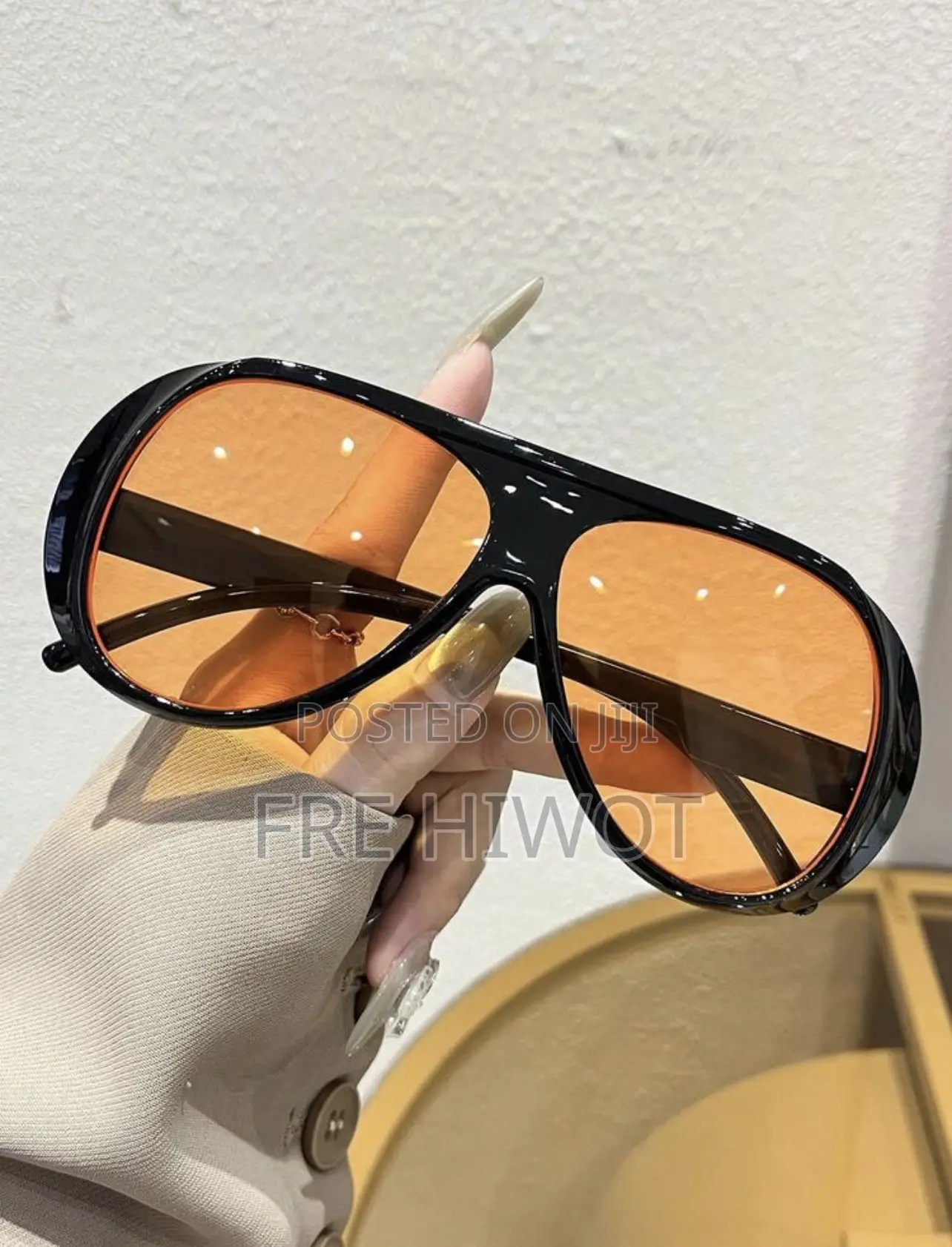 Women's Leopard Print Aviator Style Colored Lens Fashion Glasses