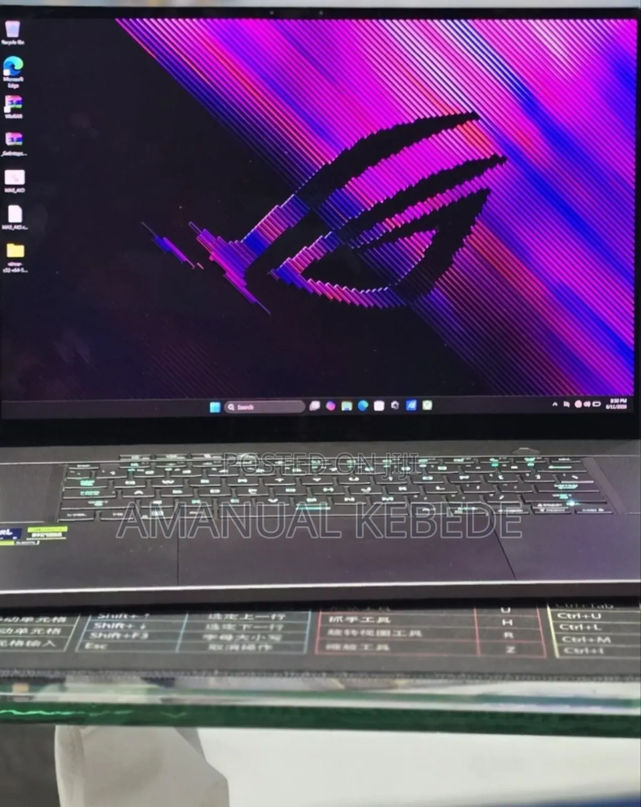 New Laptop Asus ROG Zephyrus G16 16GB Intel Core Ultra 9 SSD 1T
