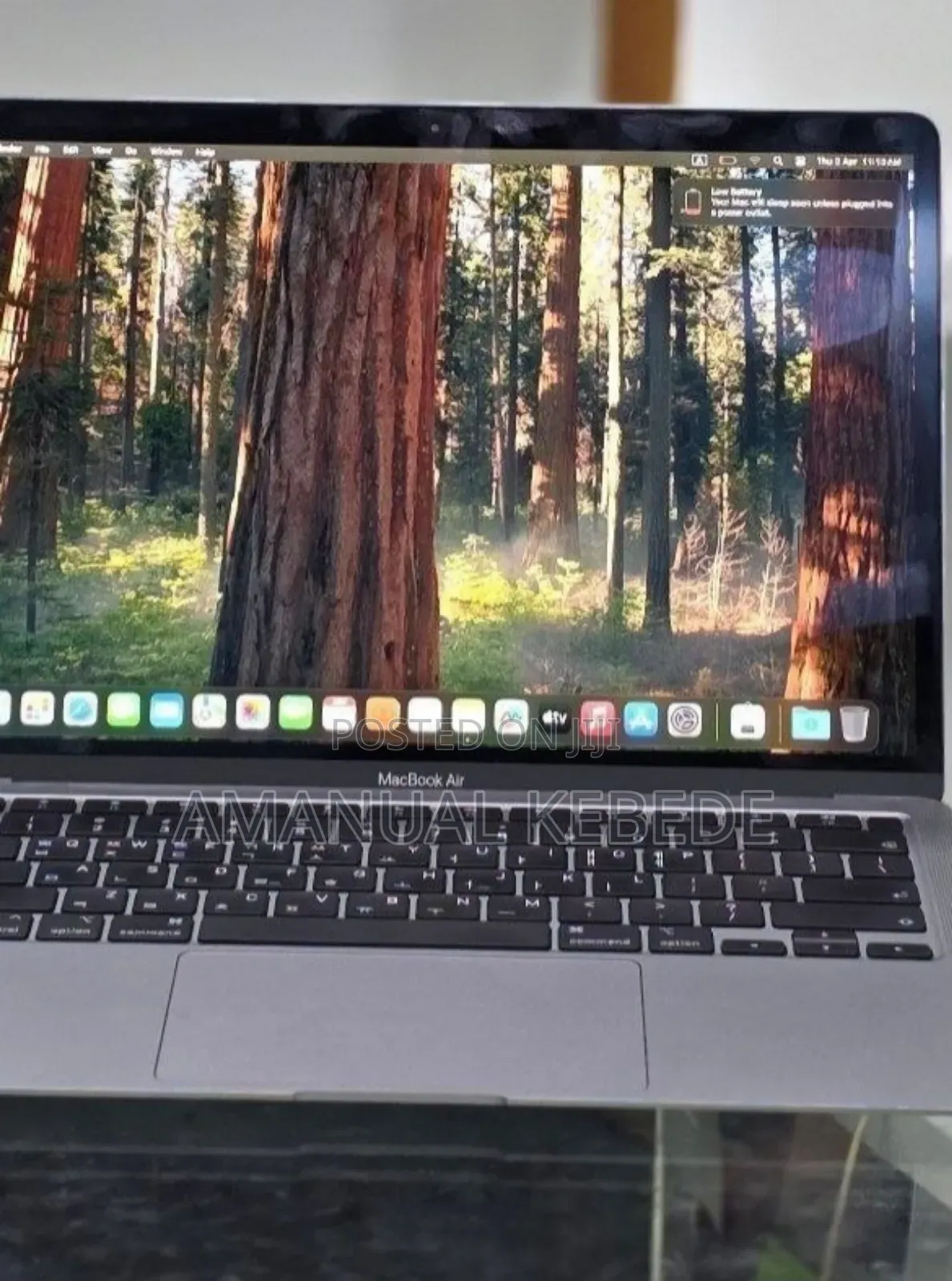 New Laptop Apple MacBook Air 2020 M1 8GB Apple M1 SSD 256GB
