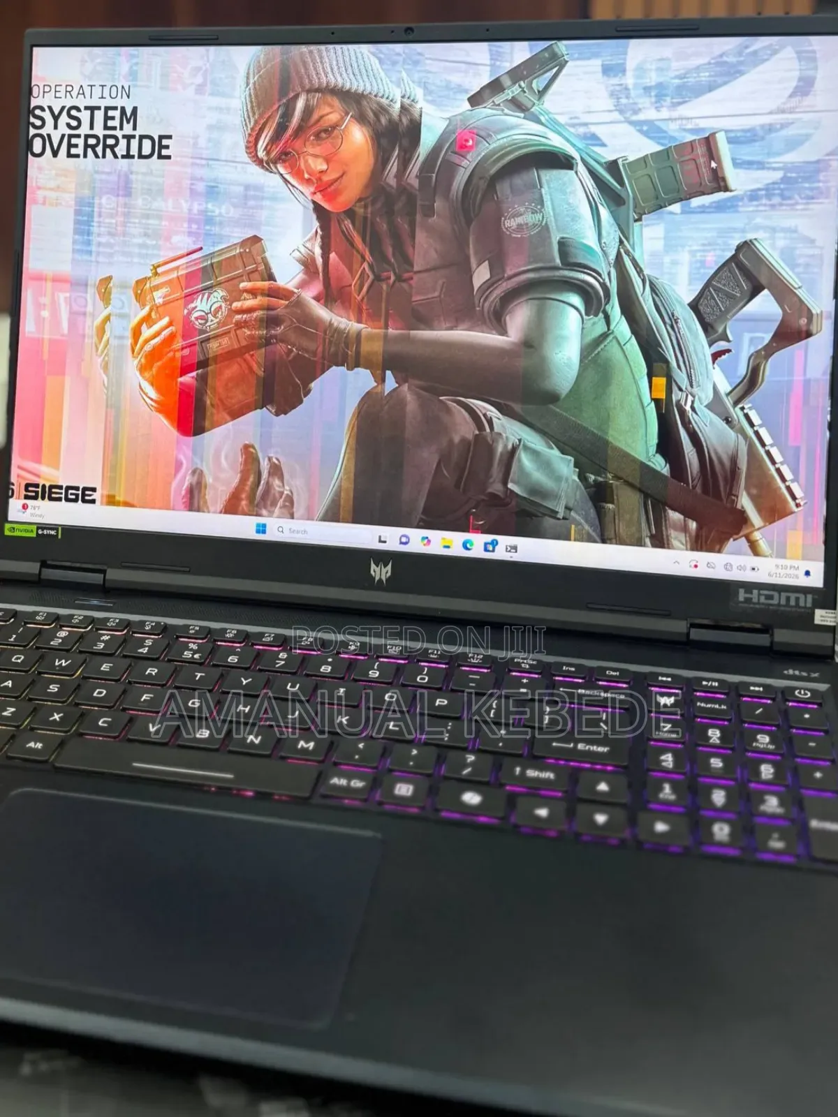 New Laptop Acer Predator Helios Neo 16 16GB Intel Core i9 SSD 1T