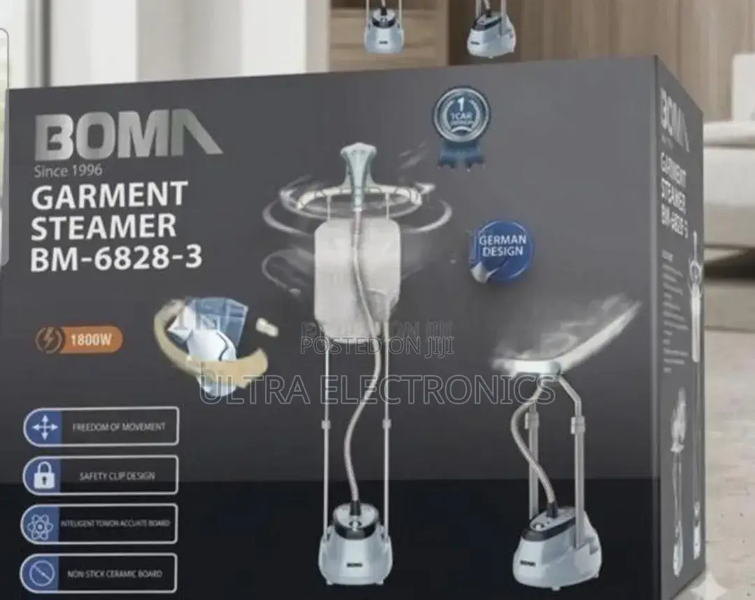 Boma Bm-6828-3 Is a 1800w Garment Steamer Featuring a German-Design
