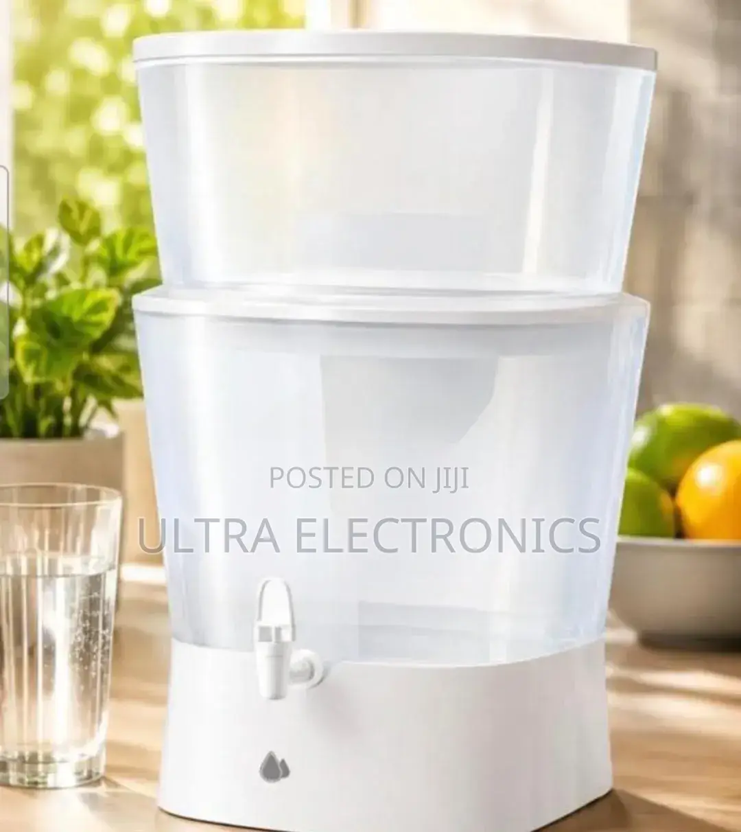 Water Purifier Midea Countertop Gravity , 25-liter Model.