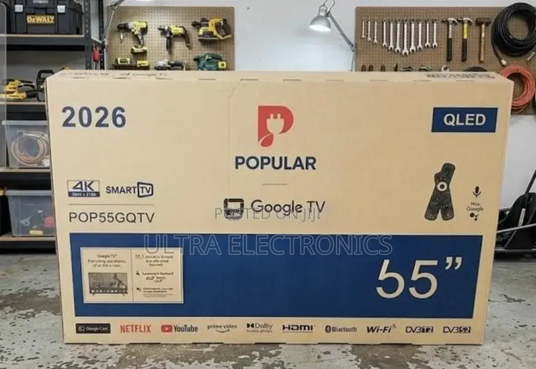Popular 55" Qled Smart Tv (Model Featuring Google Tv Functionality