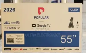 Popular 55" Qled Smart Tv (Model Featuring Google Tv Functionality