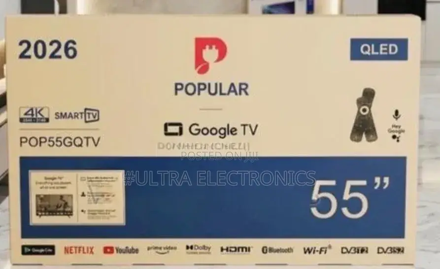 Popular 55" Qled Smart Tv (Model Featuring Google Tv Functionality