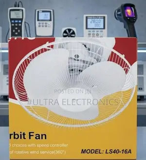 Ceiling-Mounted Pacific Orbit Fan, Ls40-16a, Which Is a 16-Inch