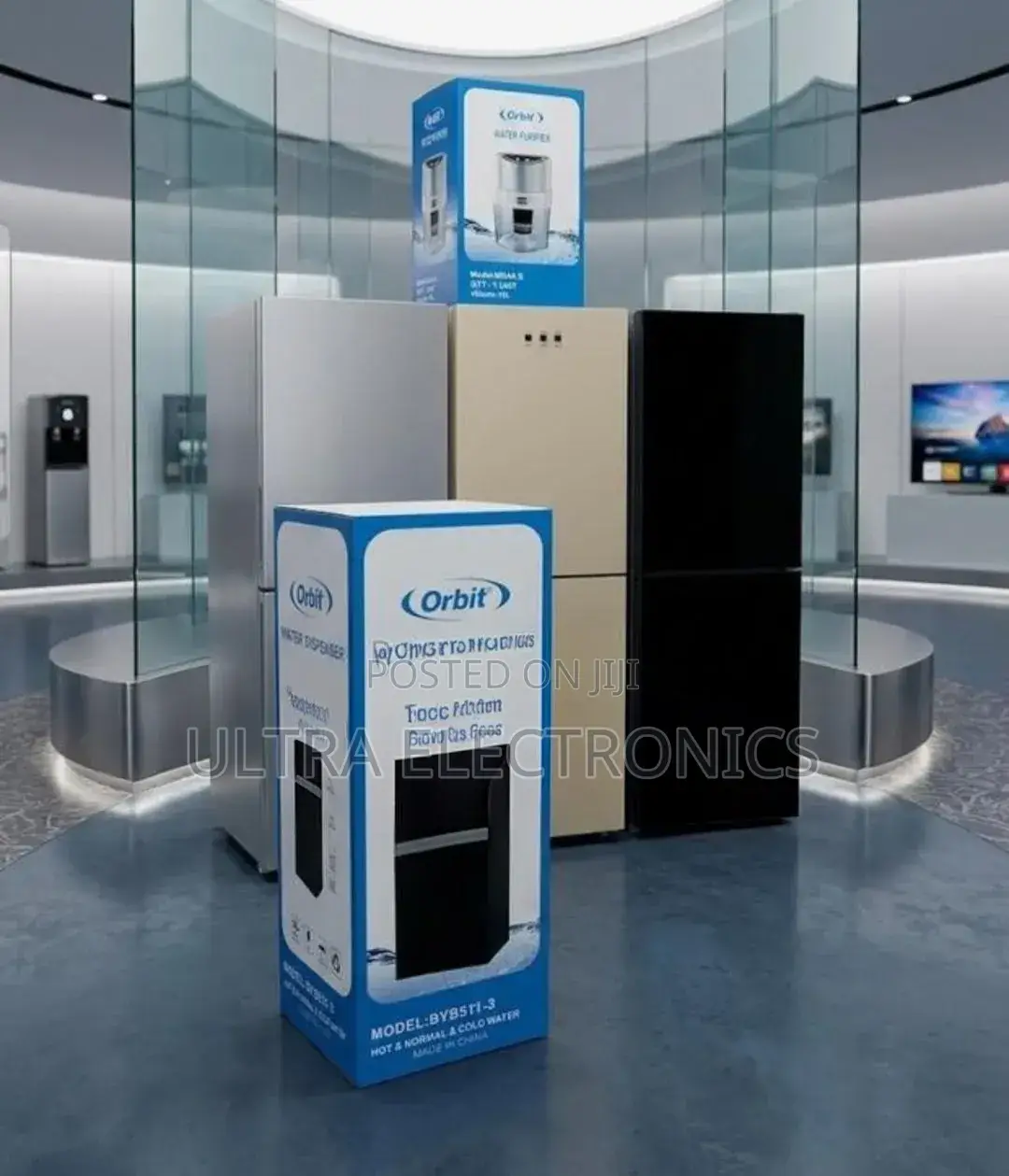 Orbit Water Dispenser Model Byb5ti-3 Designed for Hot and Cold Water.