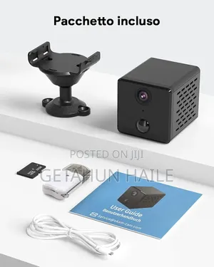 Mini Hidden Security Camera With 4g Lte Sim Slot
