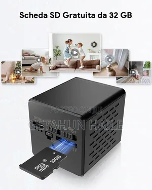 Mini Hidden Security Camera With 4g Lte Sim Slot
