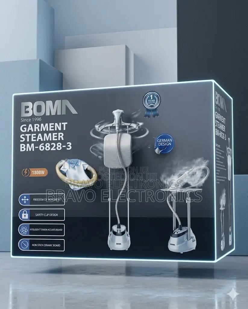  Boma Garment Steamer 1800w – German Design | Best Price in Addis!
