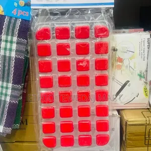 32-cavity Silicone-bottom Ice Cube Tray የበረዶ መስሪያ