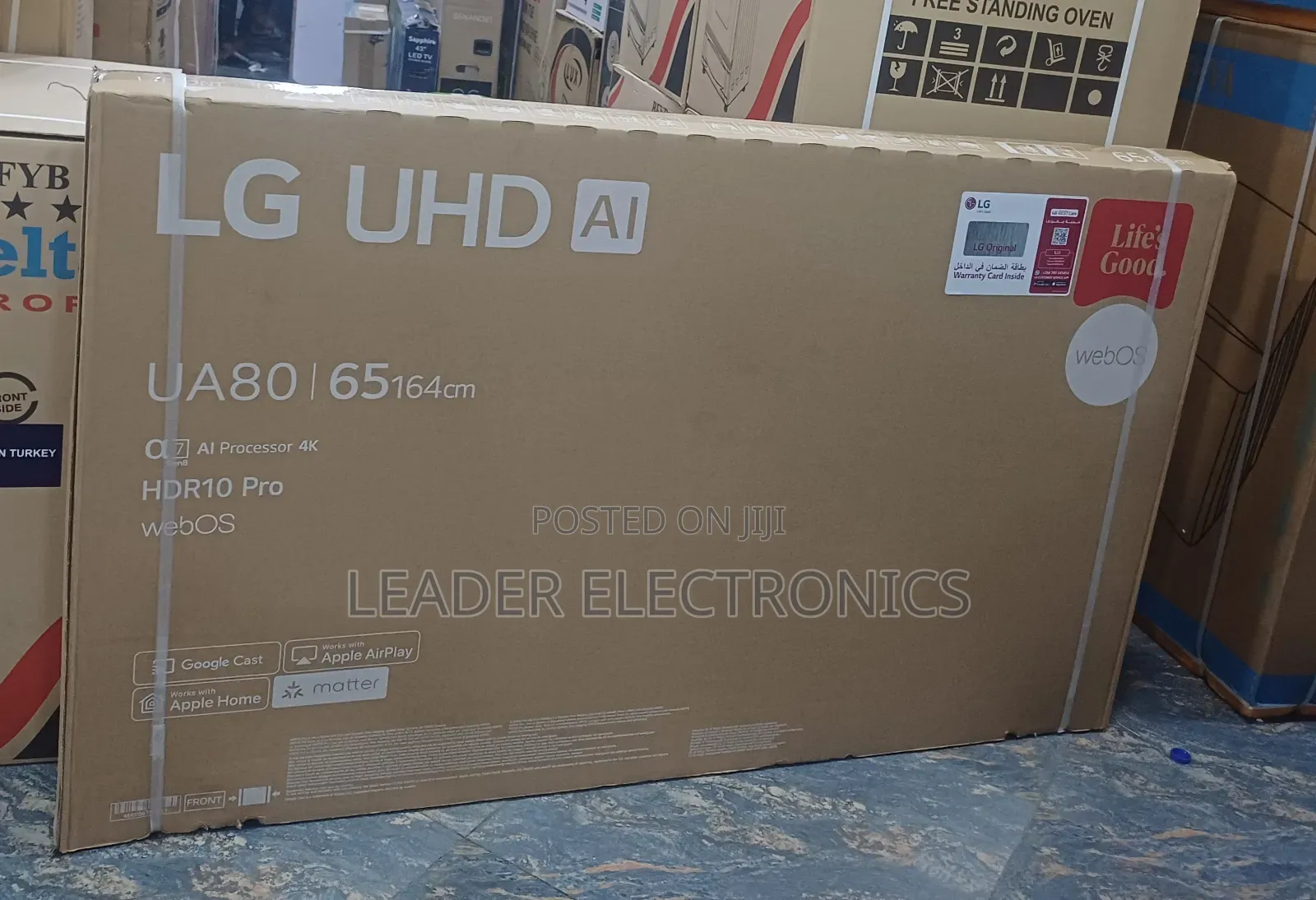 Lg Tv 65" Ua80 – Uhd Smart Tv | Original Quality