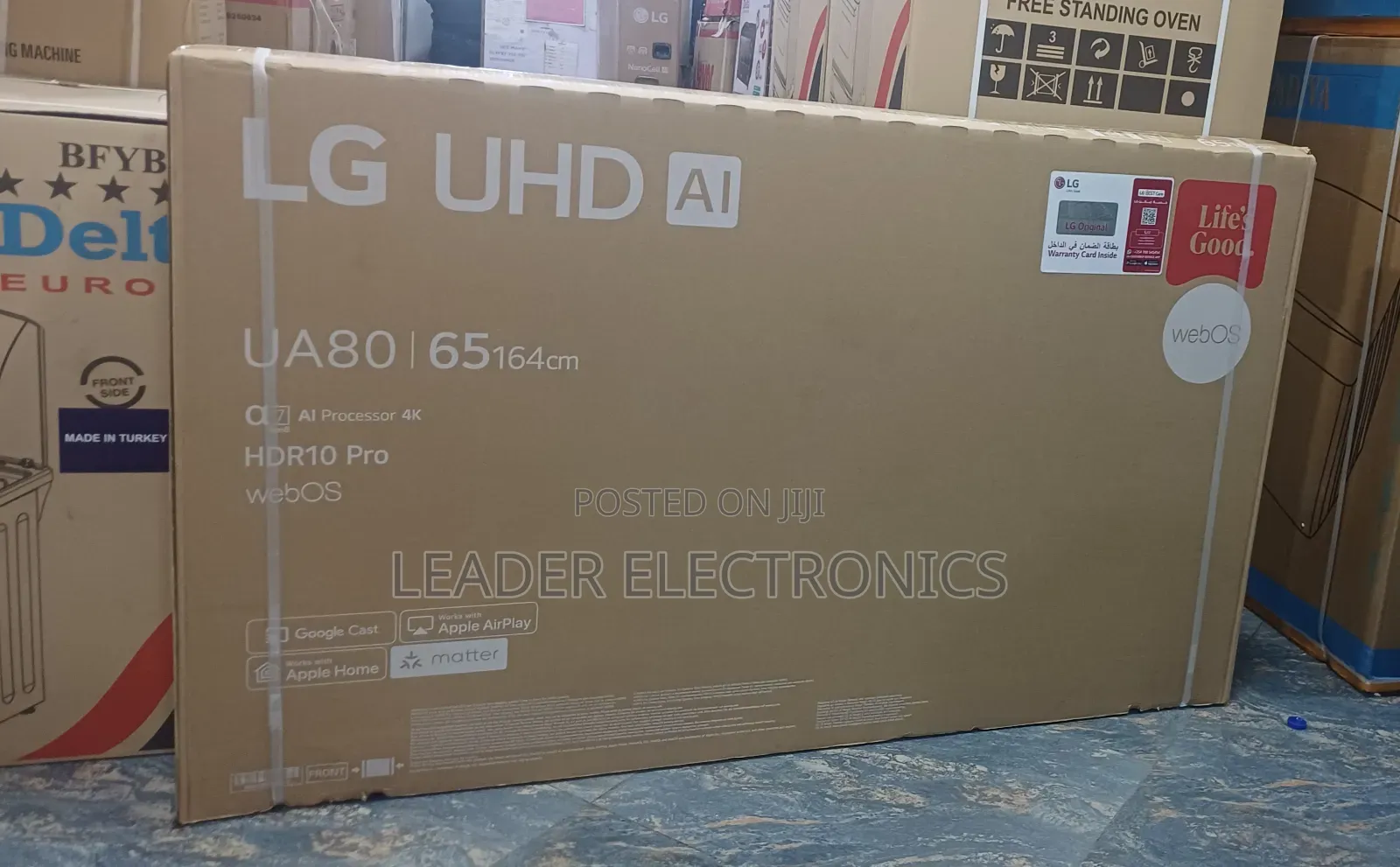 Lg Tv 65" Ua80 – Uhd Smart Tv | Original Quality
