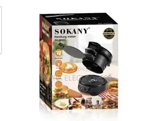 Sokany Hamburger Maker 600 Watts Ensure Fast, Even Cooking