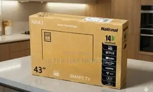 National 43" Smart Android Tv "Double Glass" and Japan Technology.