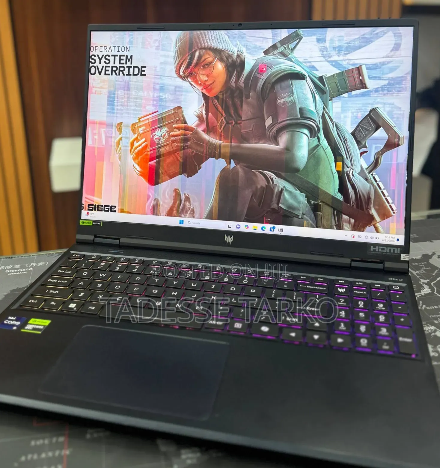 New Laptop Acer Predator Helios Neo 16 16GB Intel Core i9 SSD 1T
