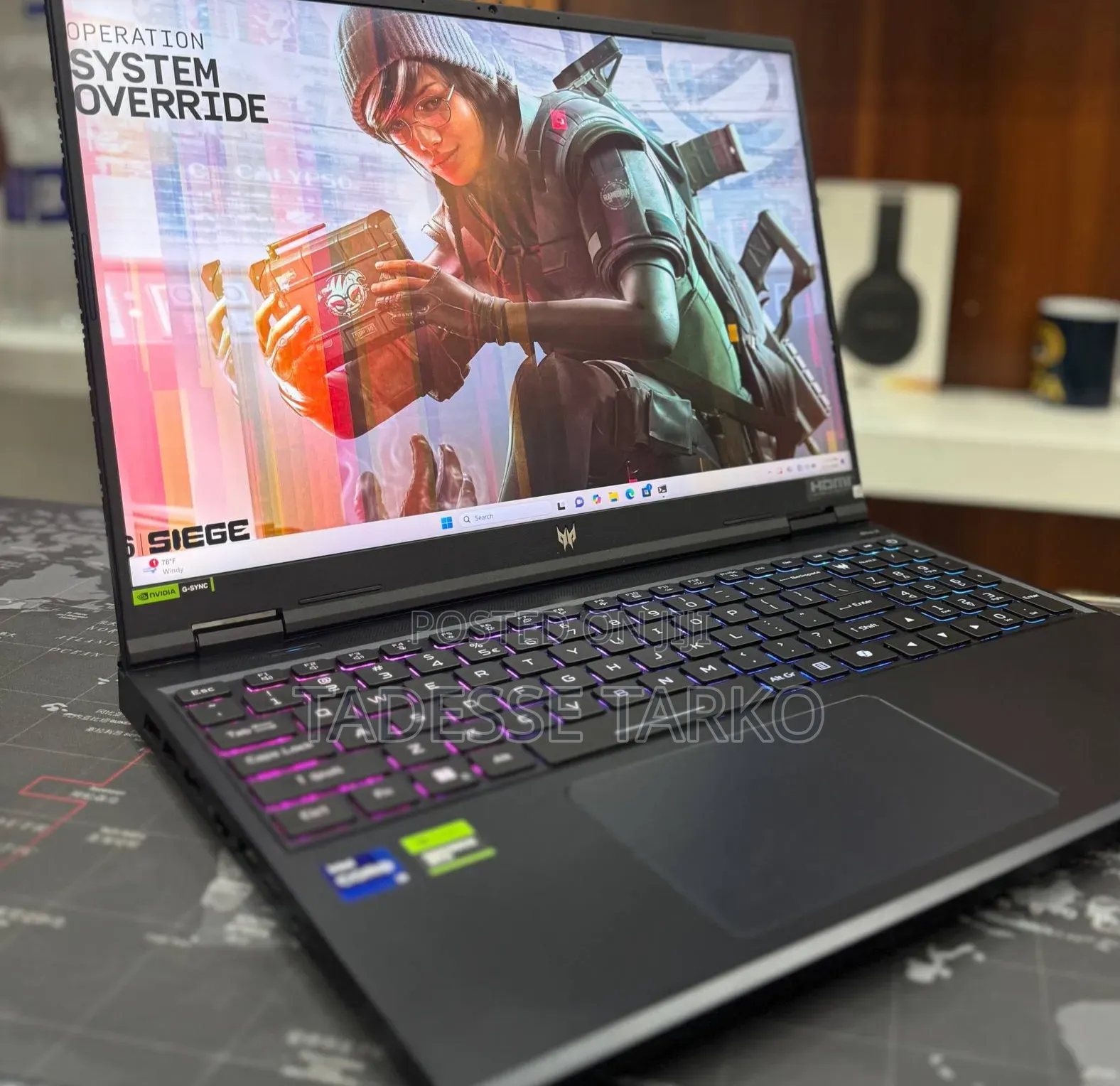New Laptop Acer Predator Helios Neo 16 16GB Intel Core i9 SSD 1T