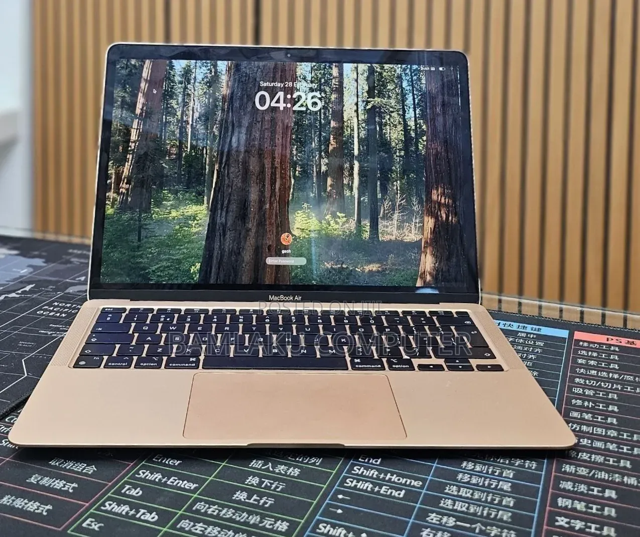 New Laptop Apple MacBook Air 2020 M1 8GB Apple M1 SSD 256GB