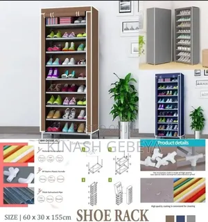 9 Layer Dustproof High Quality Shoe Rack