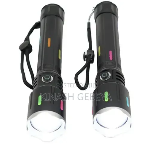 High Power Rechargeable Hand Held Flashlight
