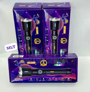 High Power Rechargeable Hand Held Flashlight