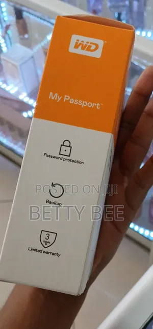 Wd My Passport 1tb Portable External Hard Drive