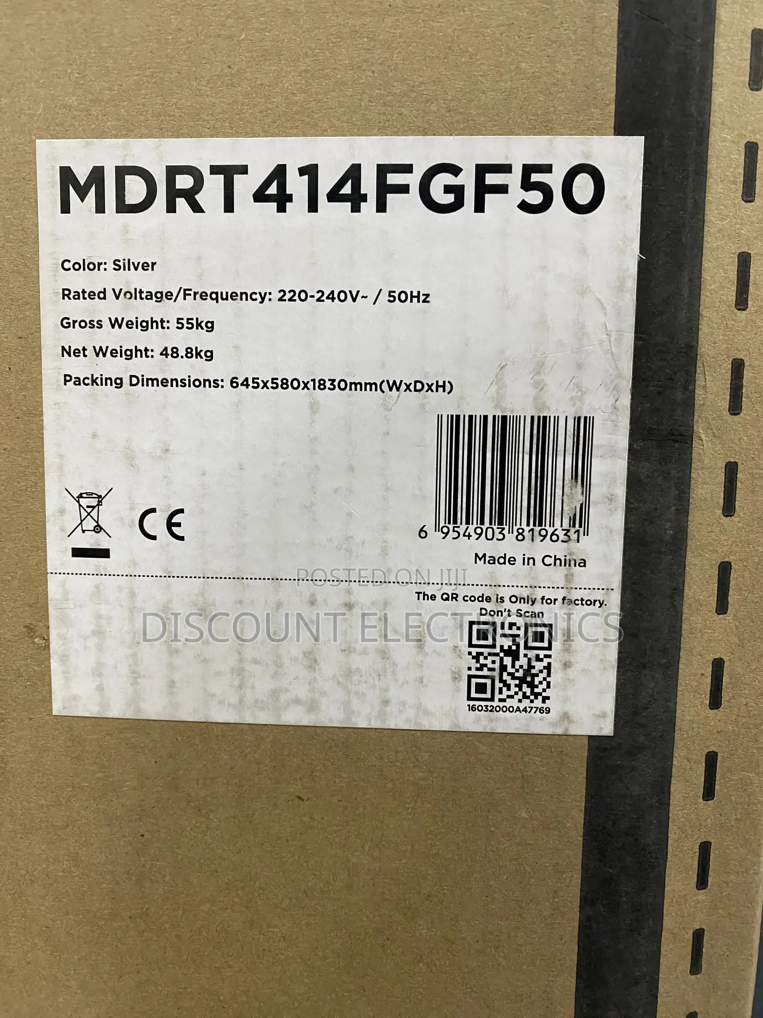 Midea Mdrt414fgf50top Freezer Refrigerator Energy Efficient Spacious