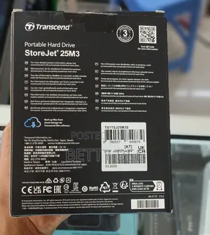 Transcend Storejet 25m3 (1tb)
