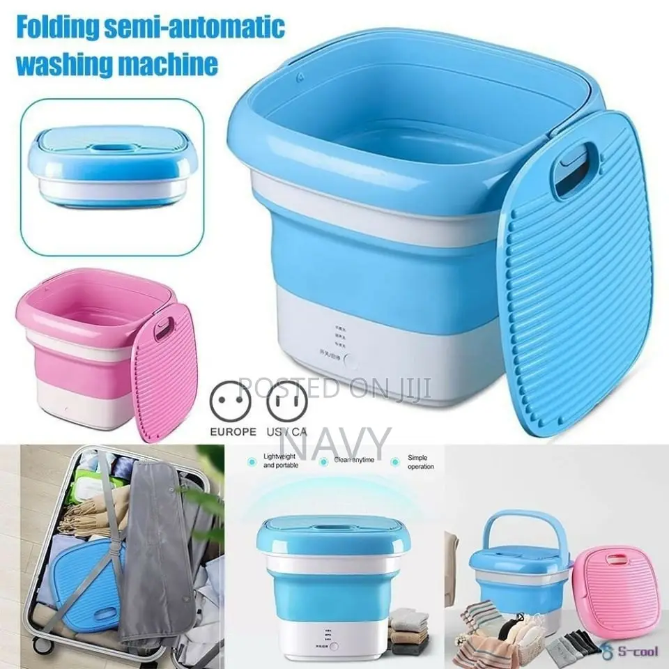Mini Portable and Foldable Washing Machine (Link in Description)