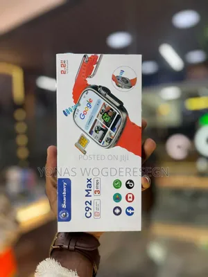 Smartbarry C92 Max 4g Android Smartwatch With Sim Slot 3 Straps