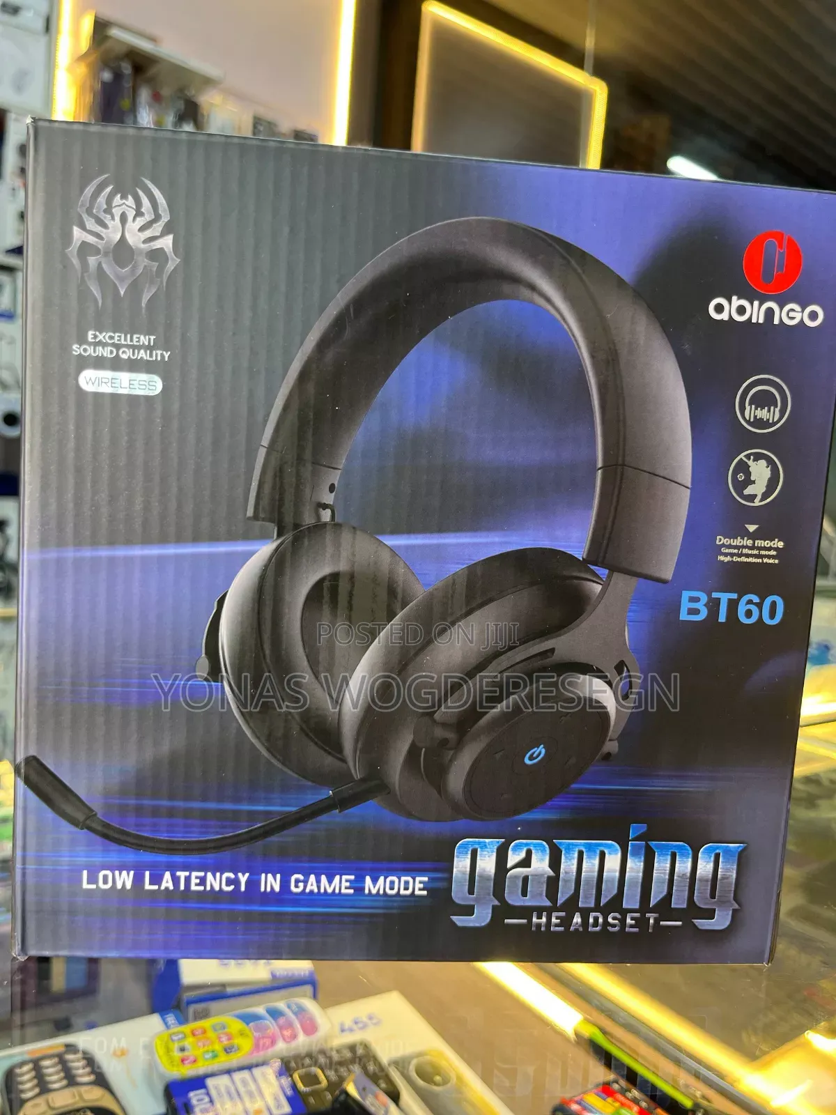 Abingo Bt60 Wireless Bluetooth Gaming Over-Ear Headset
