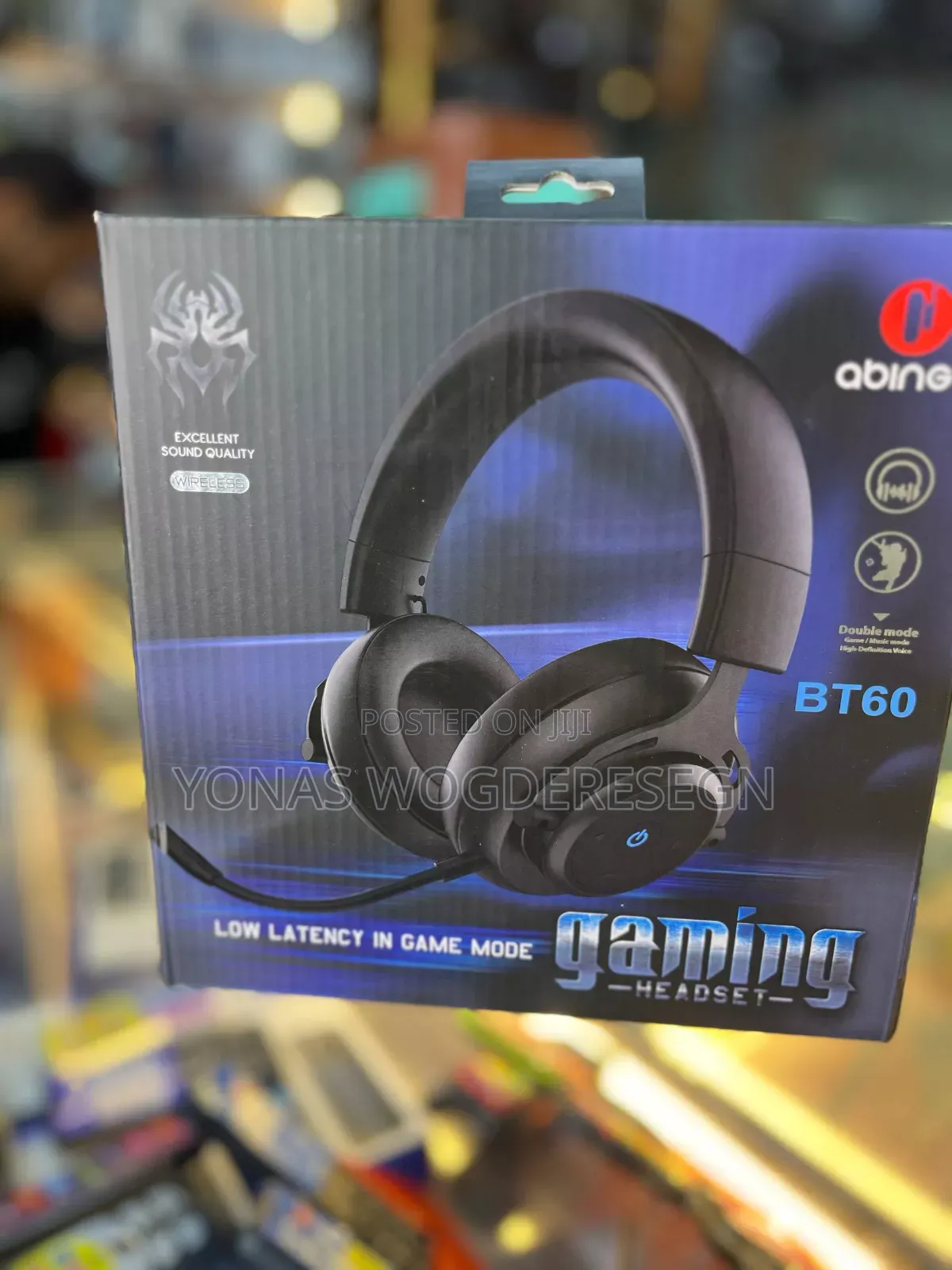 Abingo Bt60 Wireless Bluetooth Gaming Over-Ear Headset