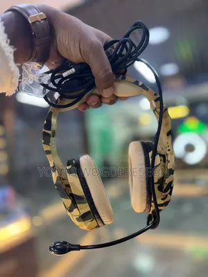 Wintory M1 Camouflage Wired Gaming Headset With RGB Glinting