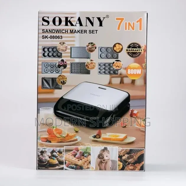 Sokany 7 In1 Sandwich Maker Set
