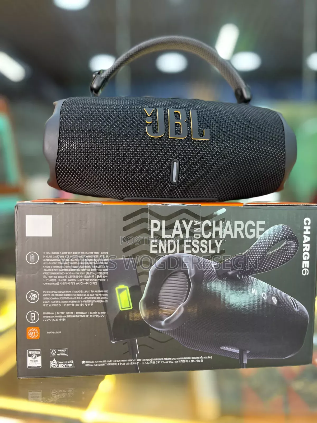 JBL Charge 6 Portable Wireless Bluetooth Speaker