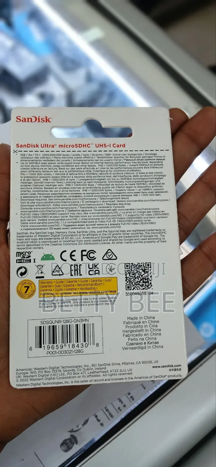 Sandisk Memory Card