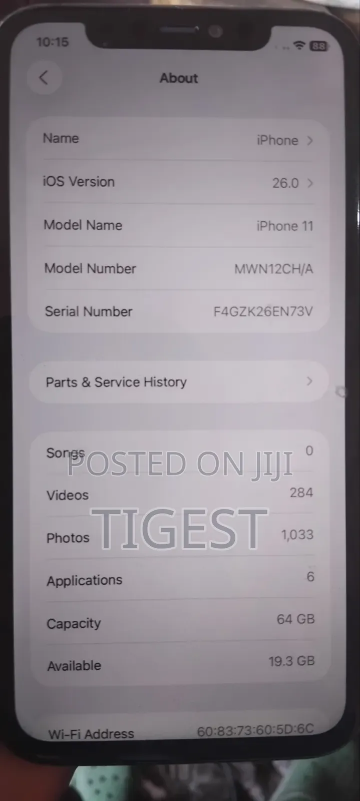 New Apple iPhone 11 64 GB Black
