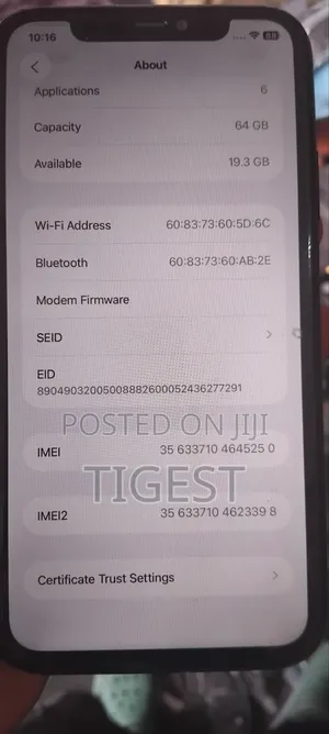 New Apple iPhone 11 64 GB Black