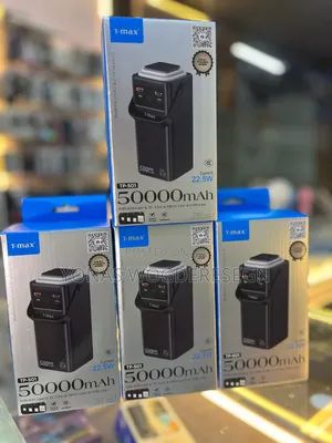 T-Max Tp-501 50,000\Text{Mah} 22.5\Text{W} Fast Charging Power Bank