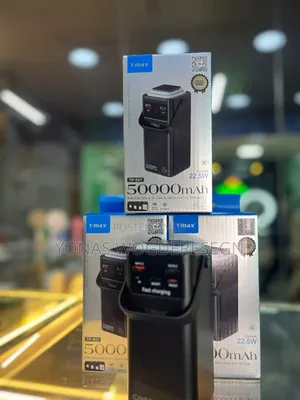 T-Max Tp-501 50,000\Text{Mah} 22.5\Text{W} Fast Charging Power Bank