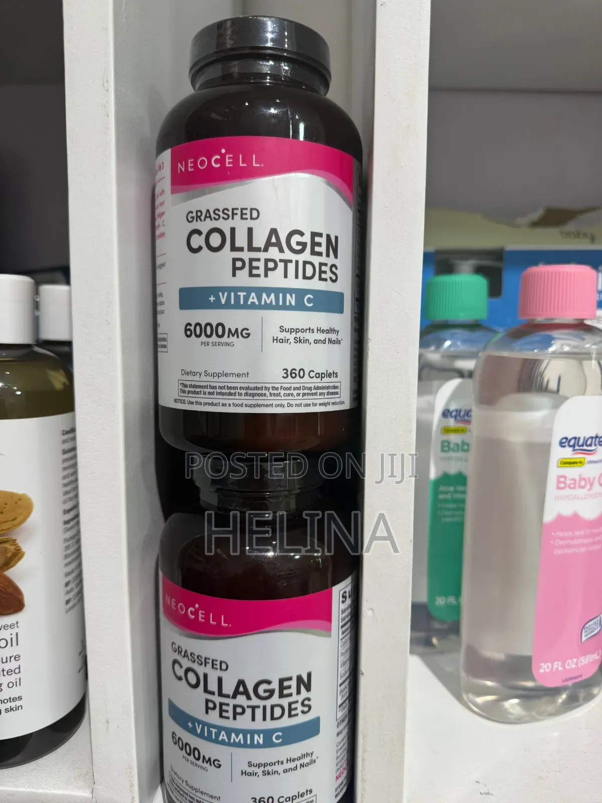 6000mg Neocell Grassfed Collagen Peptides + Vitamin C 360 Caplets