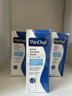 Panoxyl Acne Creamy Wash for Face and Body Contain 4% Benzoyl Peroxide
