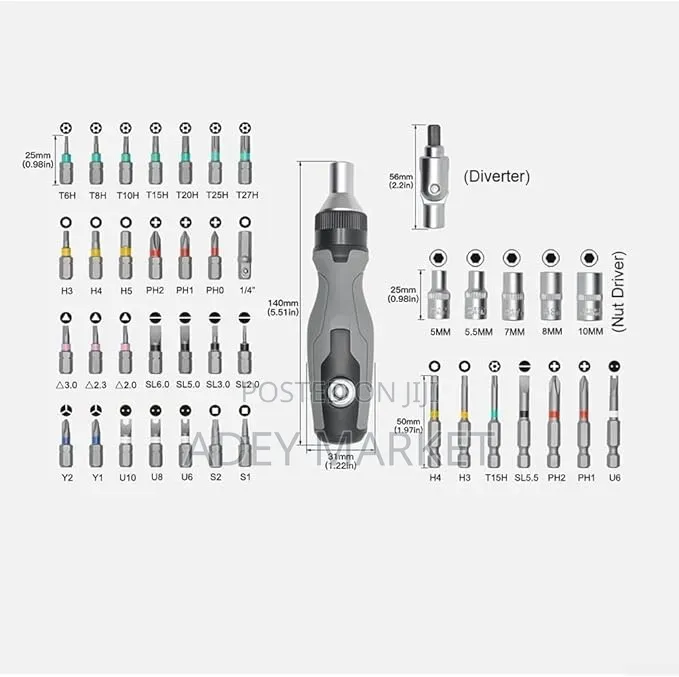 .The 41-in-1 Ratchet Screwdriver Set.