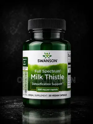 Milk Thistle Detoxification Support , 500mg , 30 Capsules