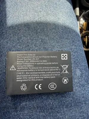 Zkteco Iface 950 Plus Battery Zk-ik7 Rechargeable Lithium Ion Battery