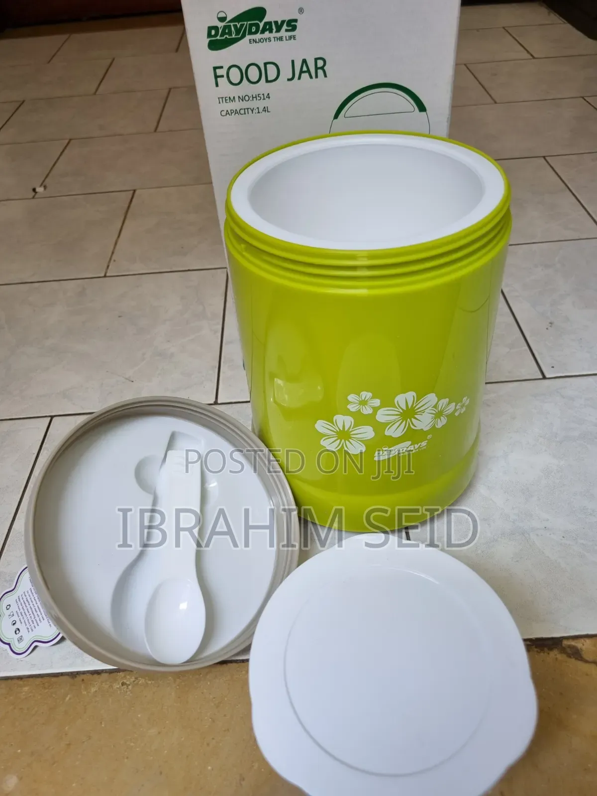 Daydays Branded Food Jar Is A 1.4-liter Insulated Container