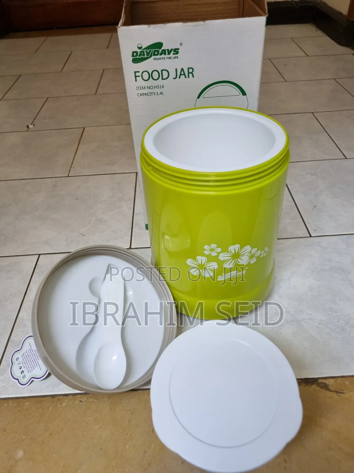 Daydays Branded Food Jar Is A 1.4-liter Insulated Container