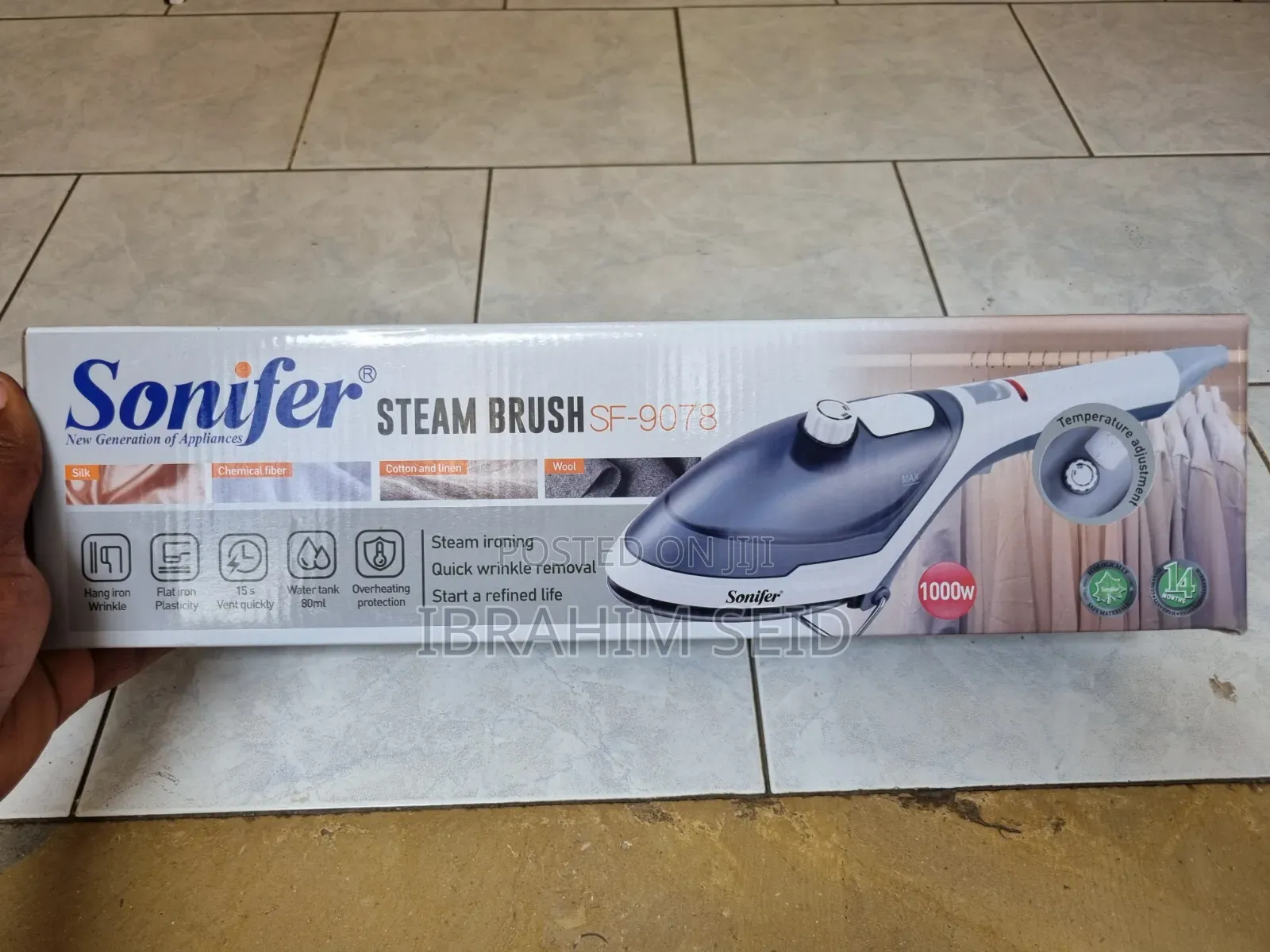 Sonifer Steam Brush (Sf-9078) የእንፋሎት መተኮሻ